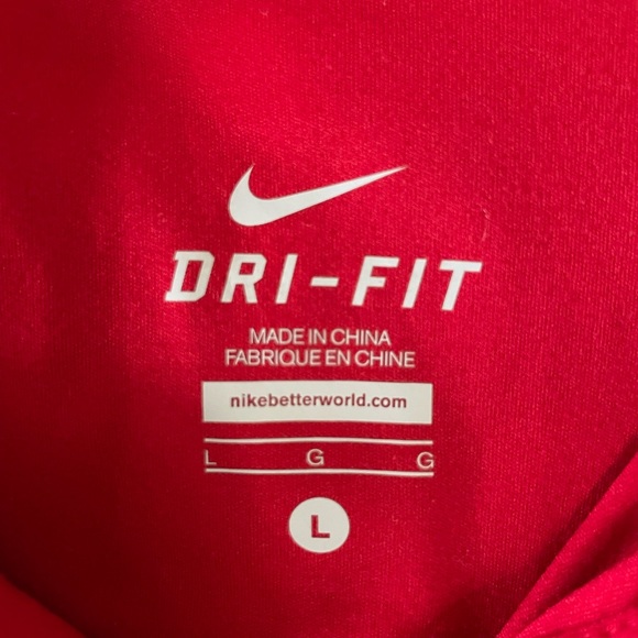 Nike Dri-Fit Boys Red Polo size Small - Picture 3 of 4